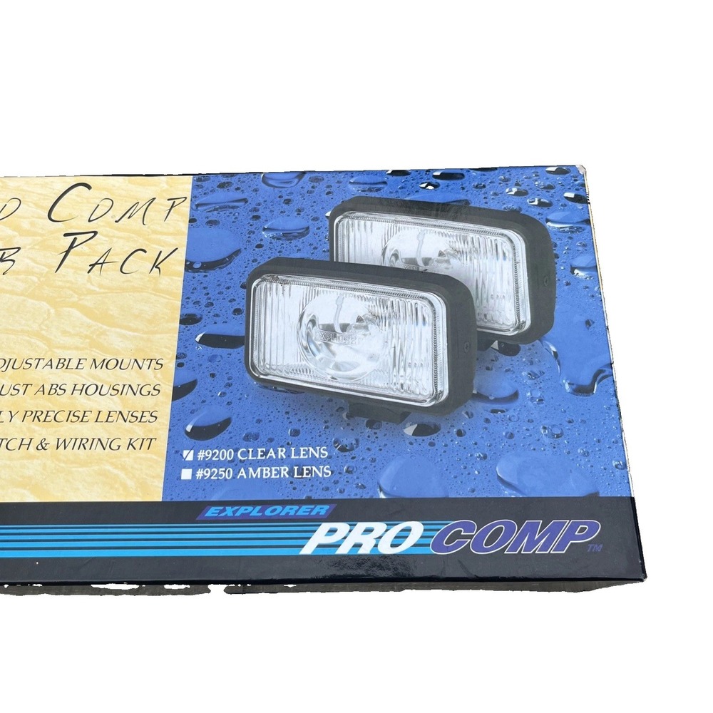 2 Procomp 9200 Explorer Pro Comp Driving Lights